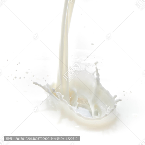 牛奶濺