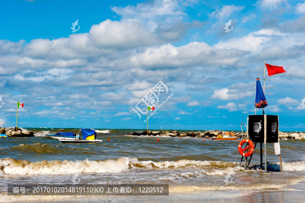 意大利海灘的美景