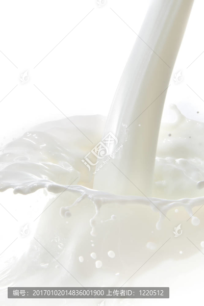 牛奶濺