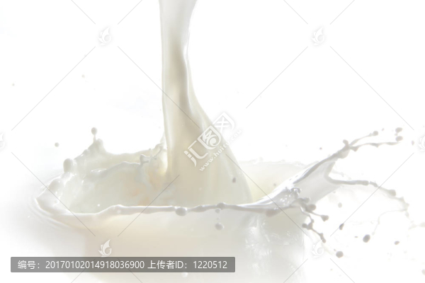 牛奶濺