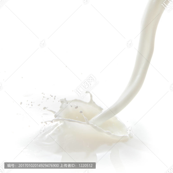 牛奶濺