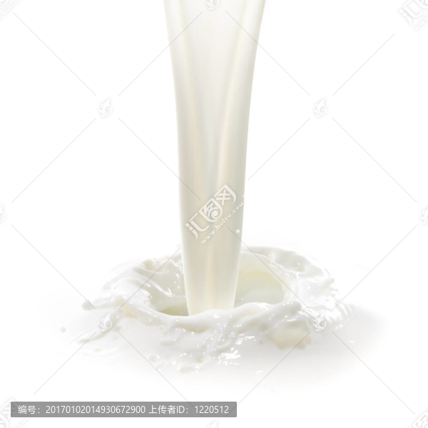 牛奶濺