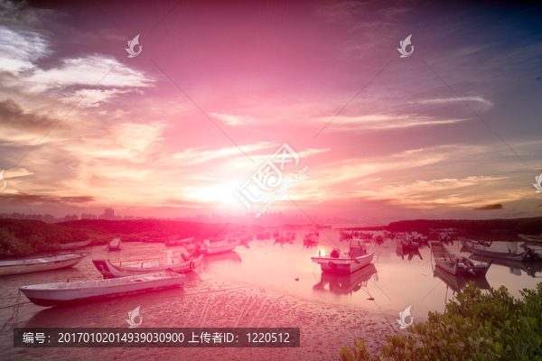 最后的日出和釣魚