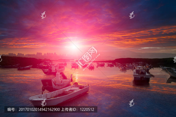 最后的日出和釣魚