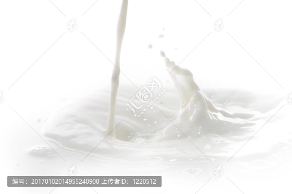 牛奶濺