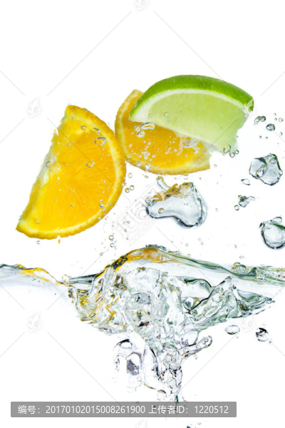 柑橘類水果飛濺