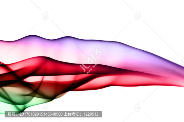 抽象：白色的煙霧形狀