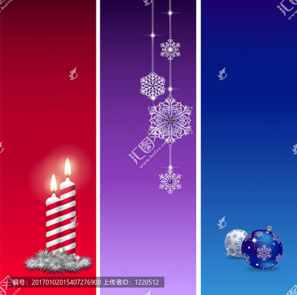 3圣誕baners