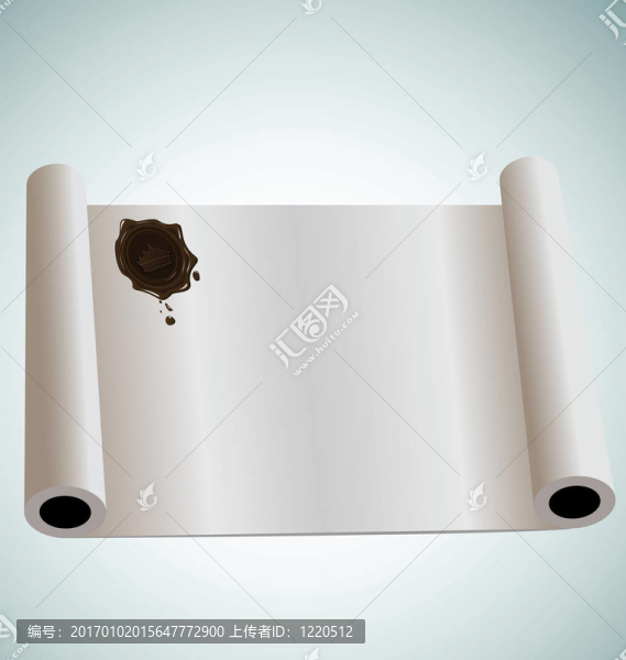 棕色蠟封紙卷的說明