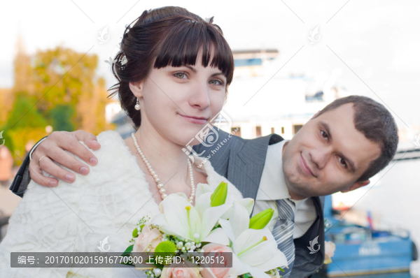 一對新婚夫婦的戲