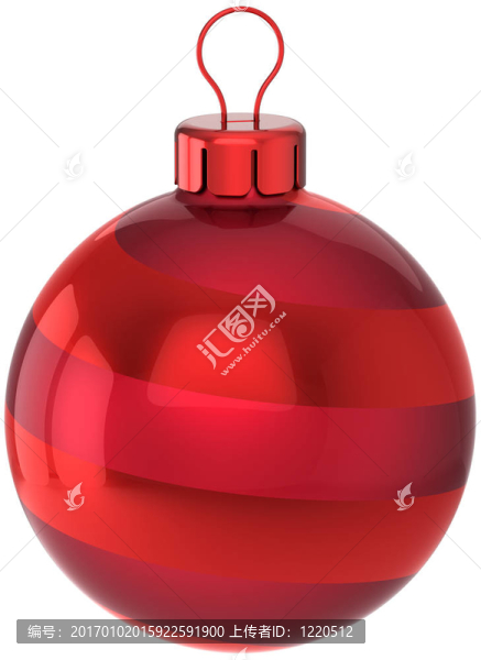 紅色圣誕球玩具