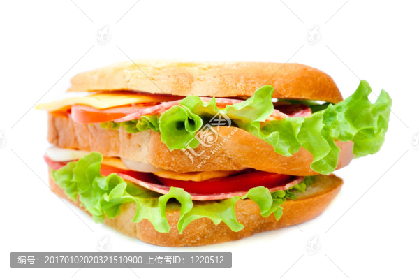 美味多汁的三明治
