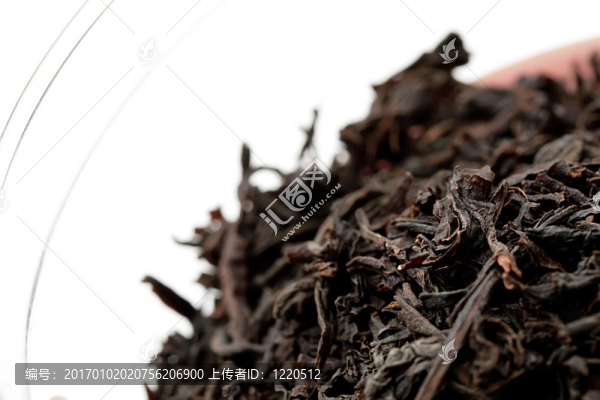 白色背景上的一點(diǎn)茶