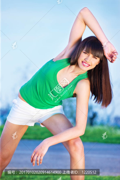 戶外運動的婦女