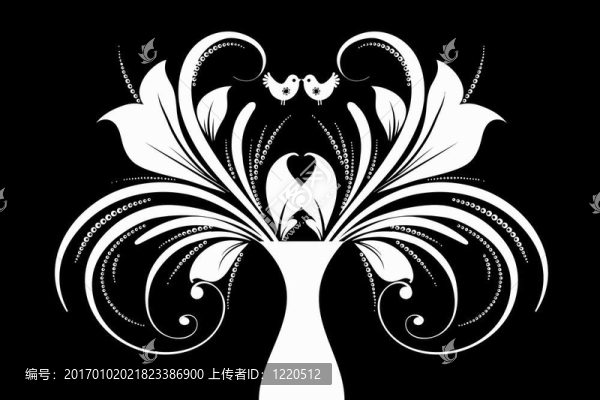 藝術(shù)花與鳥