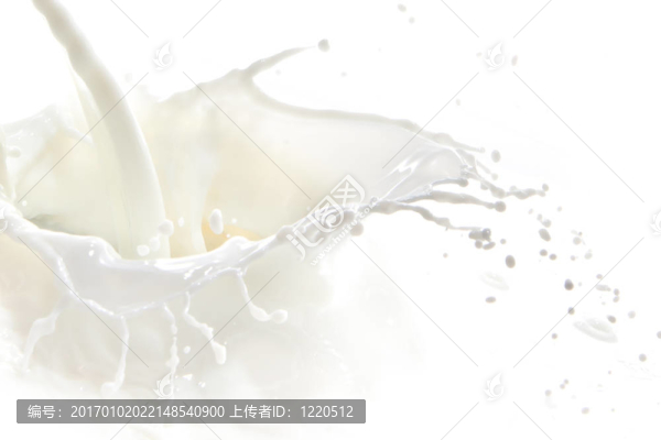 牛奶濺