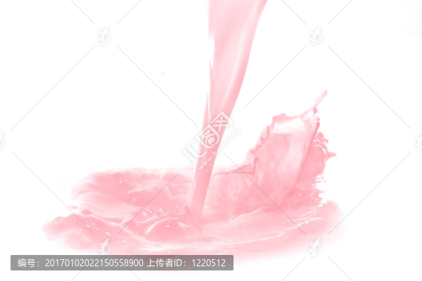 草莓牛奶飛濺