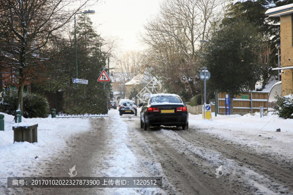 大雪后街景