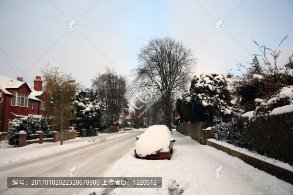 大雪后街景