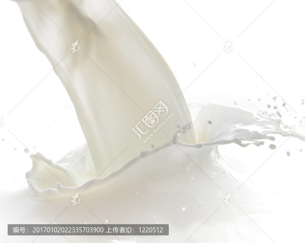 牛奶濺