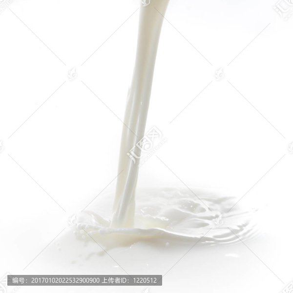 牛奶濺