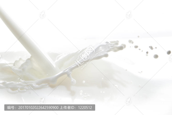 牛奶濺