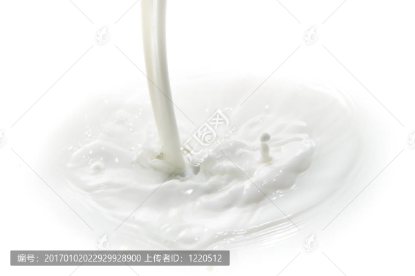 牛奶濺