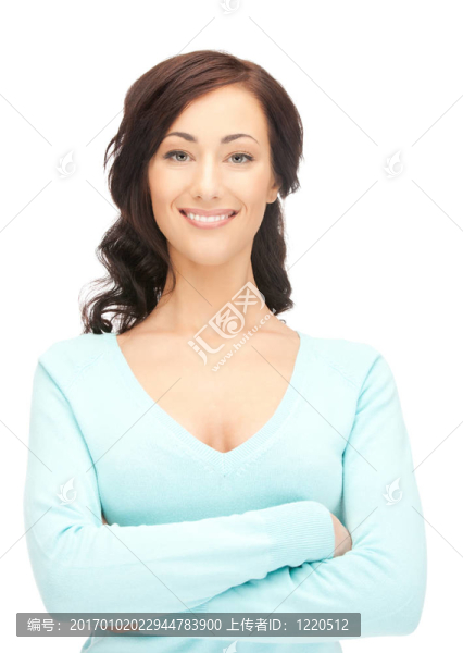 快樂微笑的女人