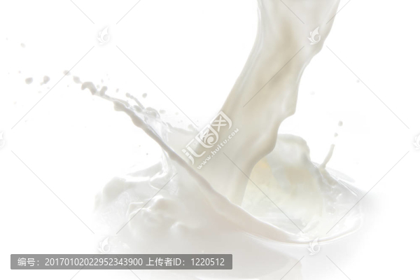 牛奶濺