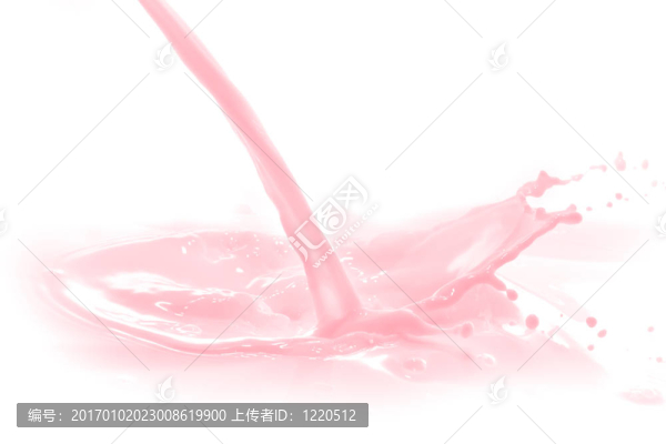 草莓牛奶飛濺