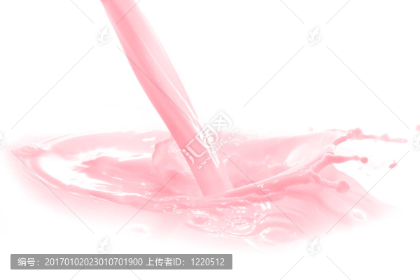 草莓牛奶飛濺