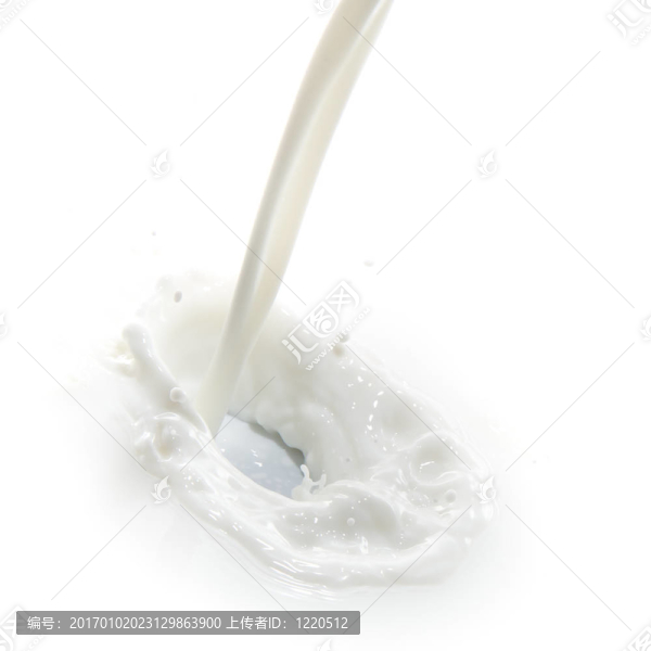 牛奶濺