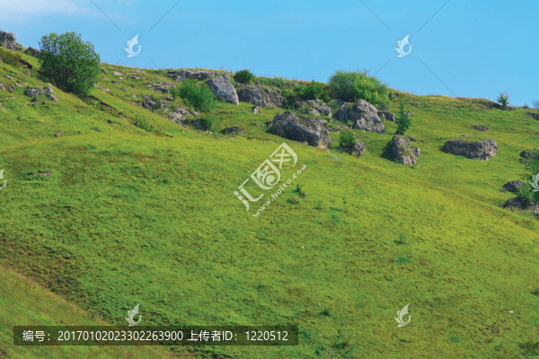 夏日風景與青山綠水