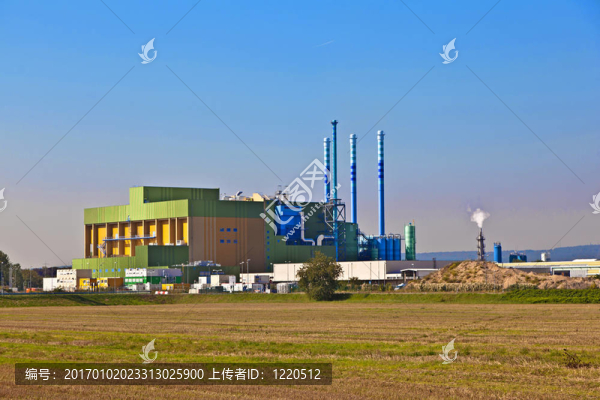 風(fēng)景優(yōu)美的工業(yè)園區(qū)建筑