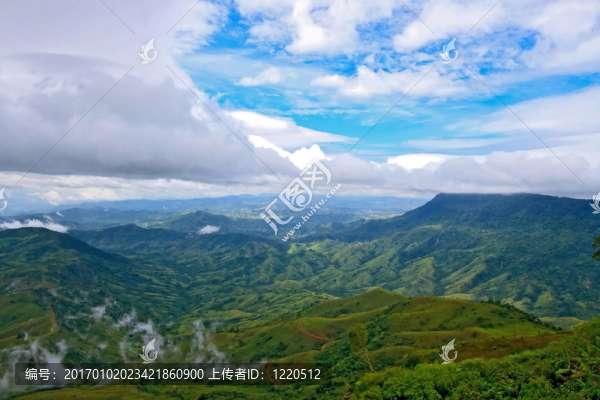 在富thub伯格泰國山霧