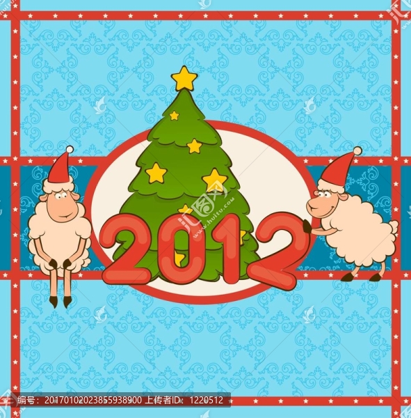 綿羊和數(shù)字2012年。