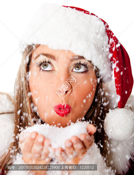 女Santa吹雪