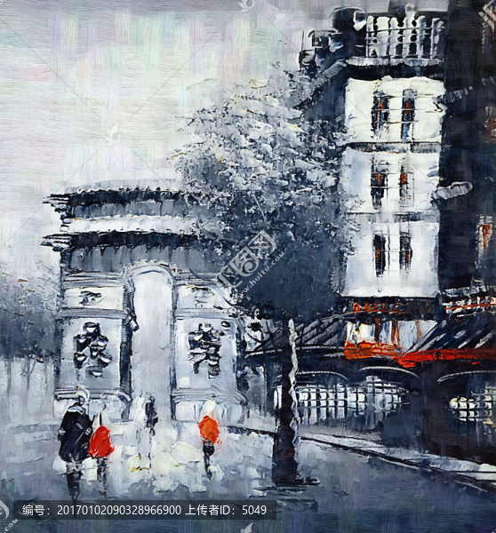 油畫,巴黎印象