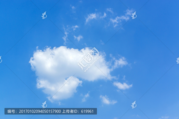 藍天白云天空背景