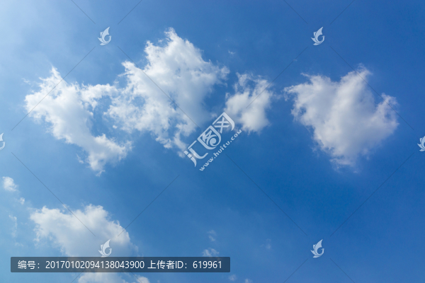 藍天白云天空背景