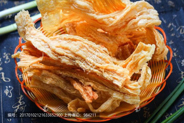 炸腐竹