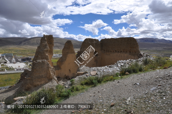 薩迦北寺土墻