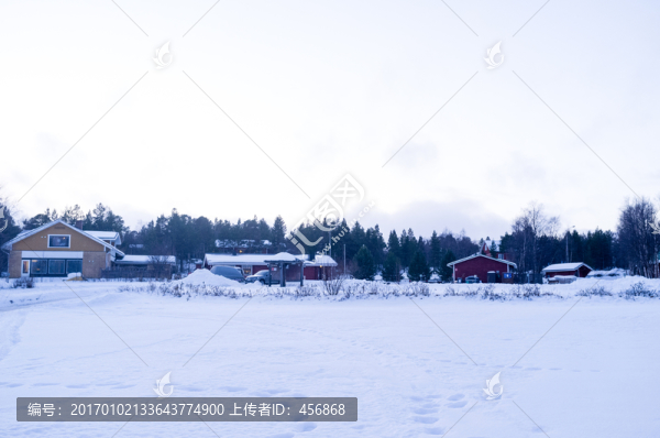 北歐雪景