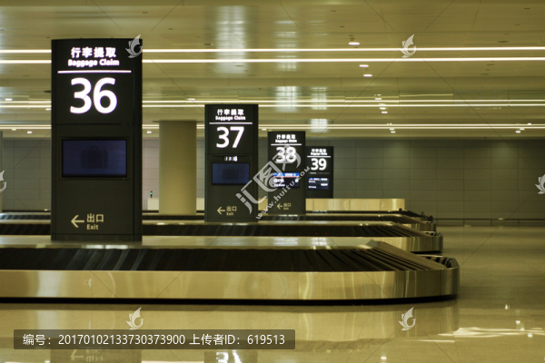 浦東機(jī)場,航站樓,行李提取大廳
