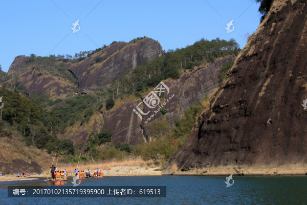 武夷山風光,九曲溪漂流