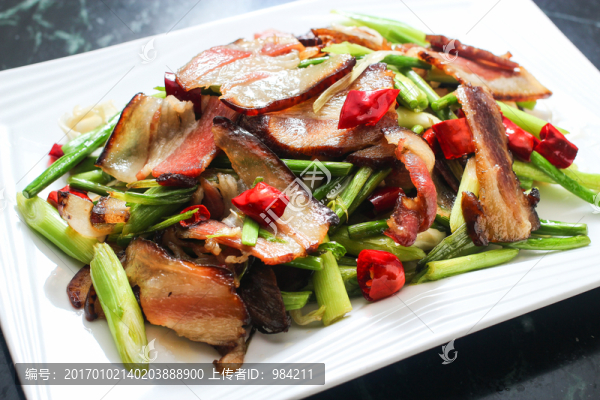 蒜苗炒臘肉
