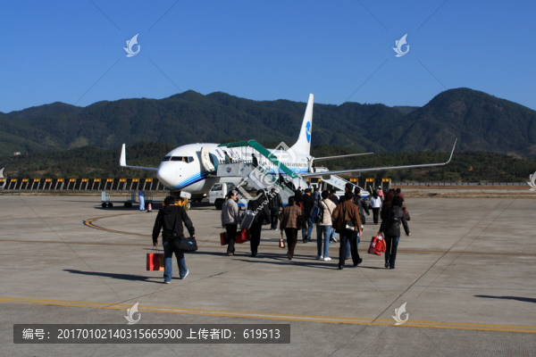 廈門航空,航班登機,武夷山機場