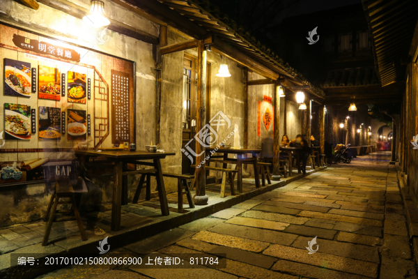 烏鎮(zhèn)西柵夜景