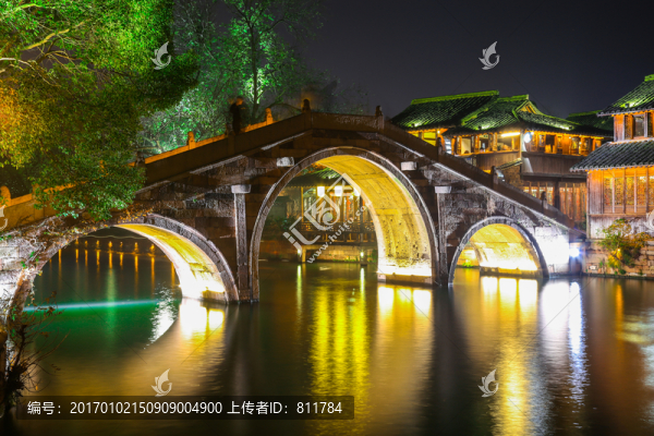 烏鎮(zhèn)水鄉(xiāng)夜景