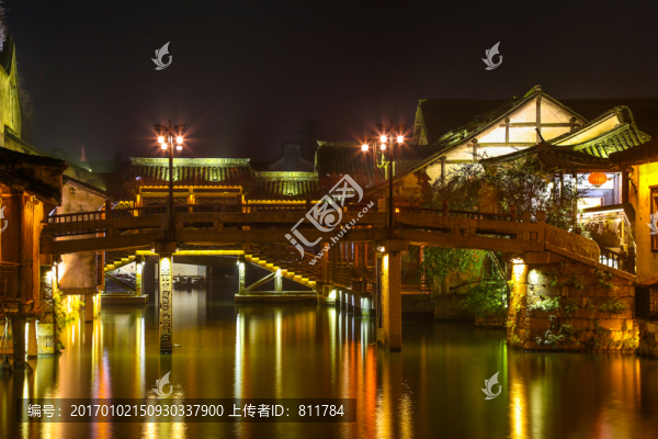 烏鎮(zhèn)水鄉(xiāng)夜景
